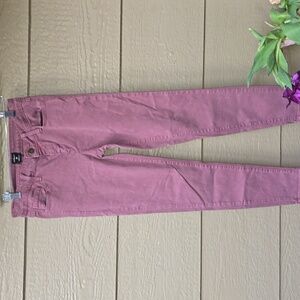 Just black mauve rosewood skinny jeans 26